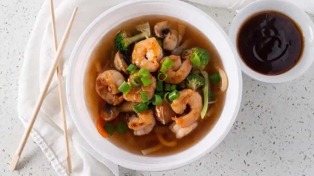 Shrimp Udon Soup