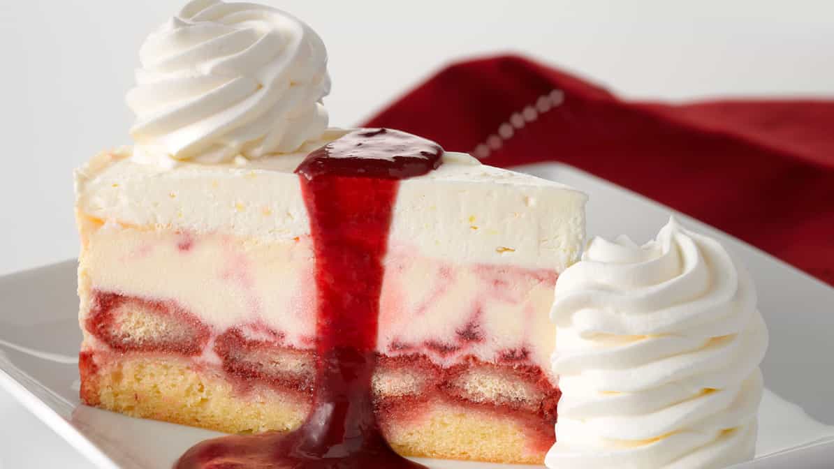 Lemon Raspberry Cream Cheesecake