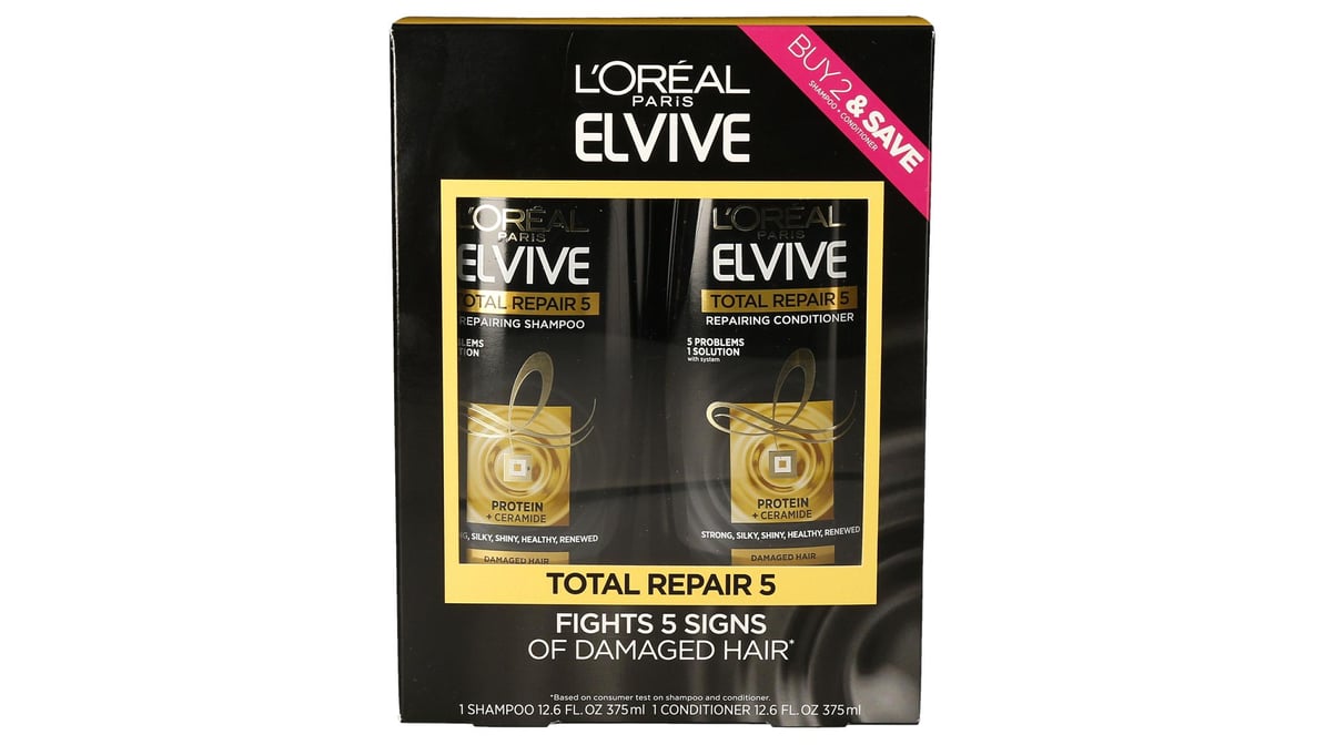 L'Oreal Paris Elvive Total Repair 5 Repairing Shampoo and
