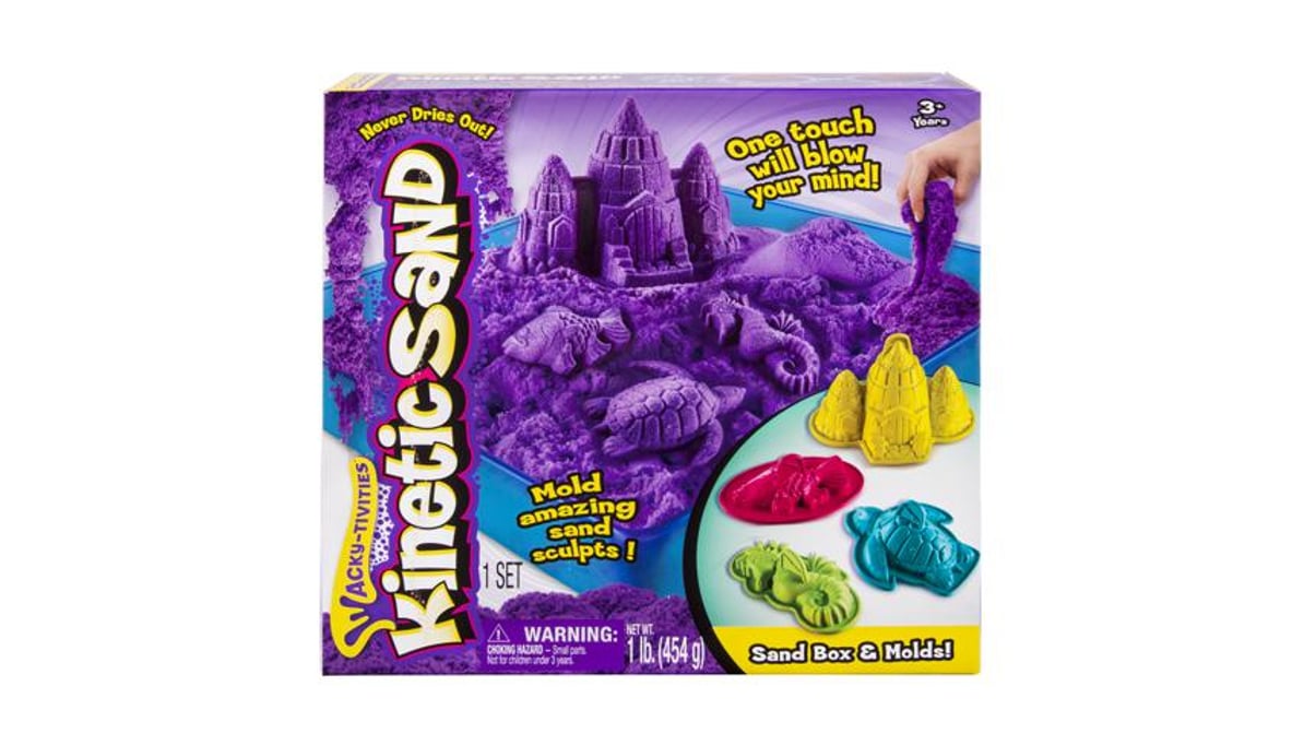 Kinetic Sand Sensory Toy Super Portable Box Set with Molds & Tools Play (10  lb) Delivery - DoorDash