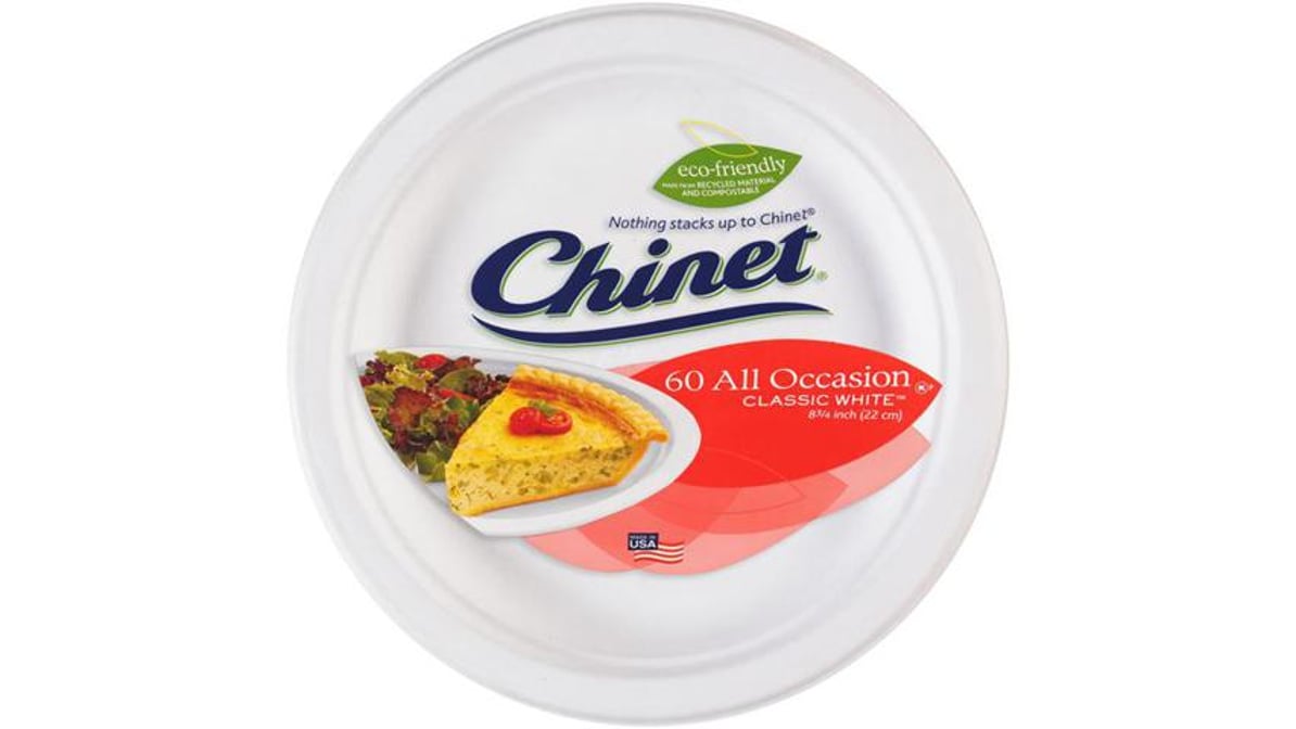 Chinet - Chinet, Classic White - Plates, All Occasion, 8-3/4 Inch (72  count), Shop