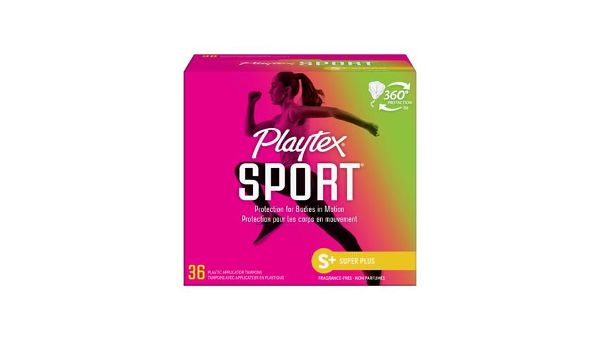 Playtex Sport Plastic Tampons, 96 counts - Deliver-Grocery Online (DG),  9354-2793 Québec Inc.