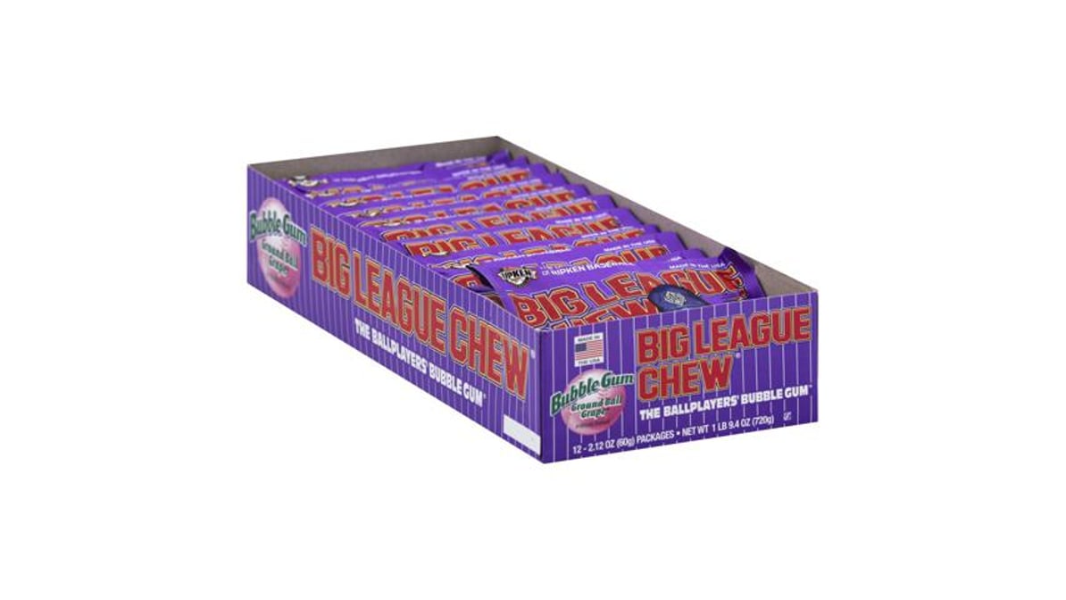 Big League Chew Gum - Ground Ball Grape