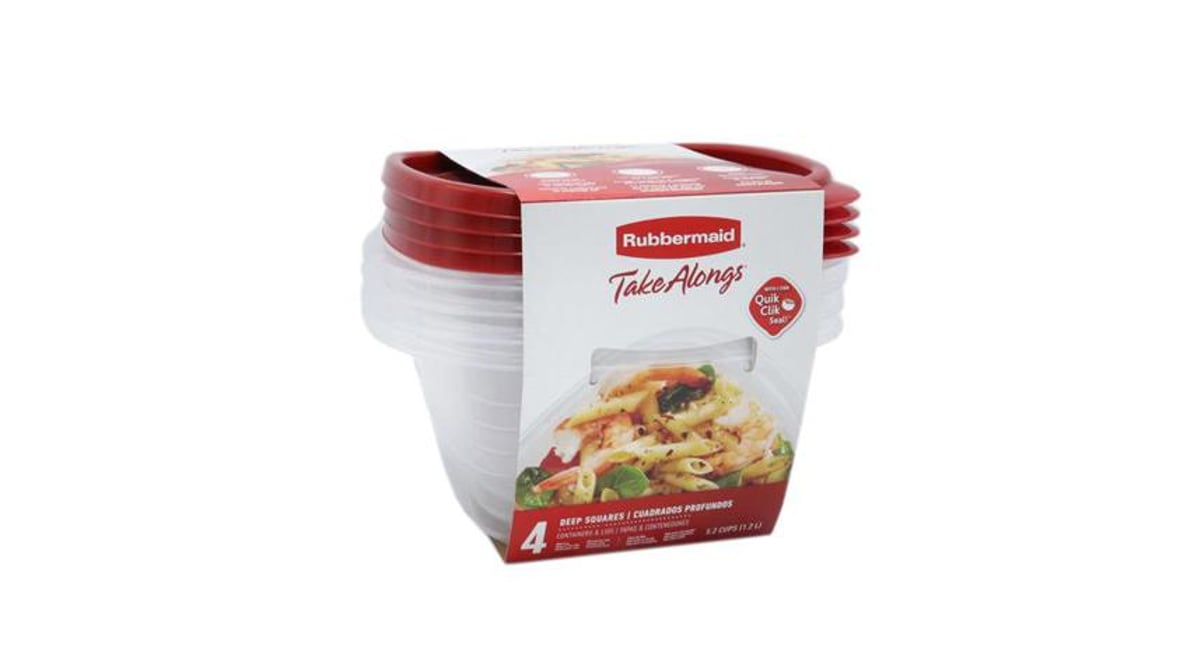 Rubbermaid TakeAlong Containers & Lids, Squares