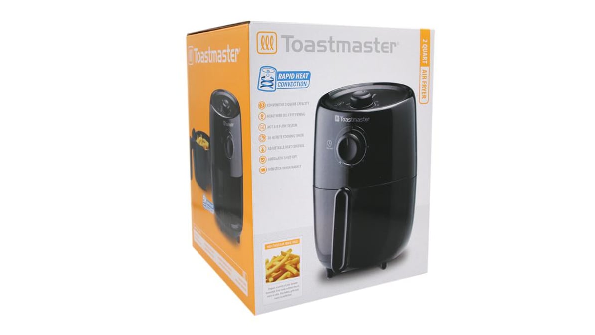 Toastmaster 2 Quart Air Fryer Rapid Heat Convection New In Box