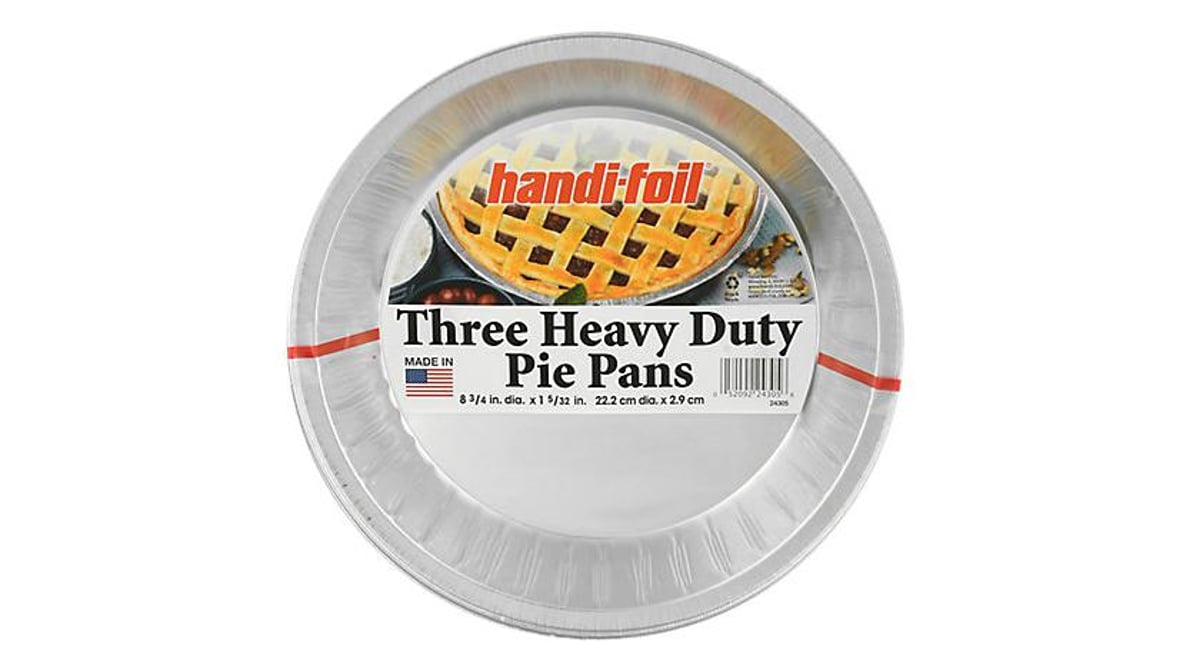 Handi Foil Pans Foil Heavy Duty Pie (3 ct) Delivery - DoorDash