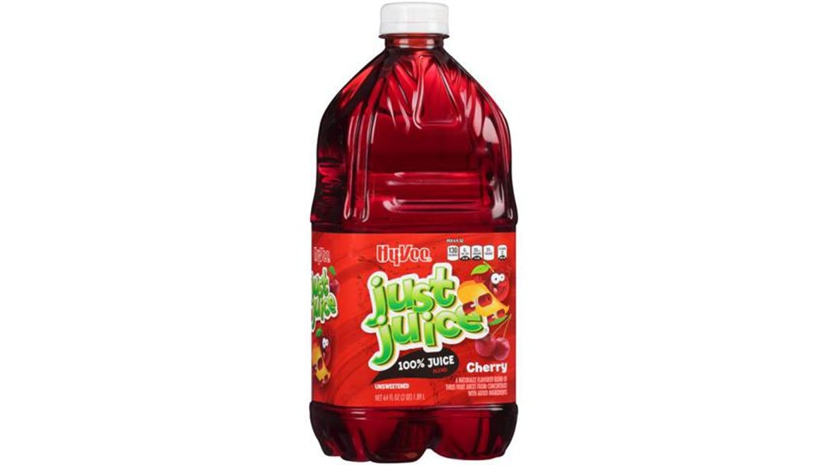 Hy-Vee Cherry Just Juice Bottle (64 oz)