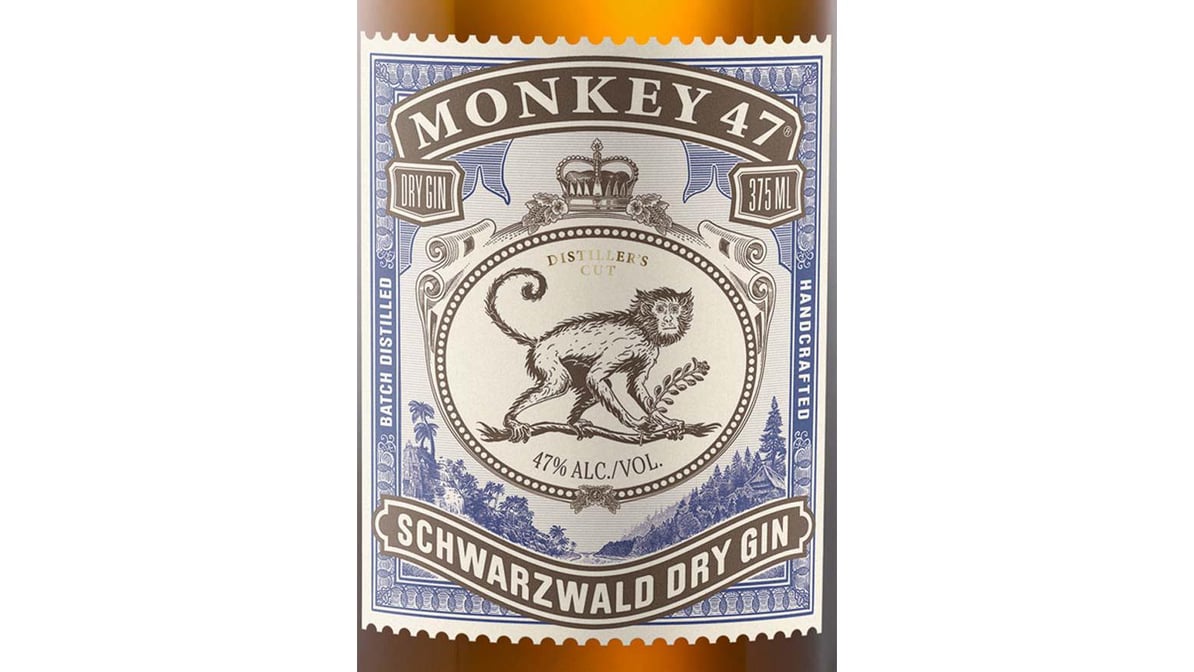 Monkey 47 Gin Schwarzwald Distillers Cut Dry Gin Bottle (375 ml) Delivery -  DoorDash