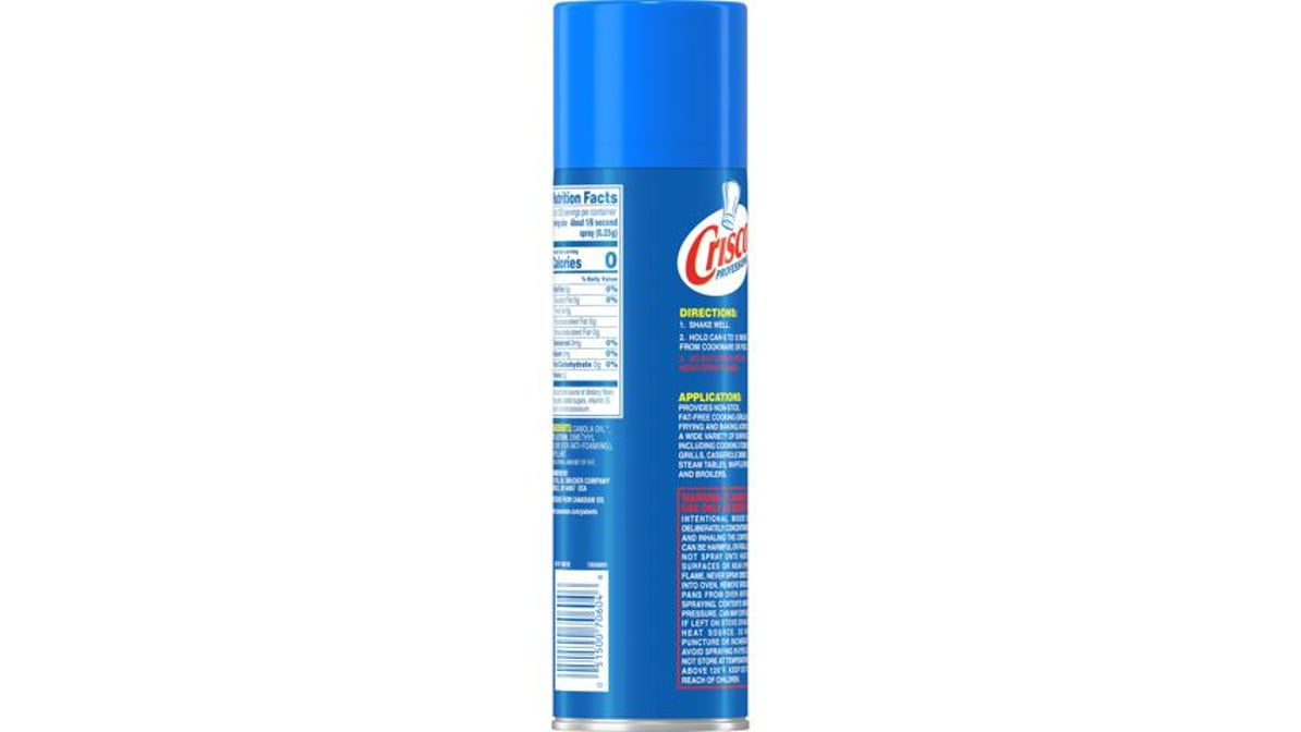 CRISCO 17 OUNCE PAN RELEASE SPRAY – Feeser's Direct