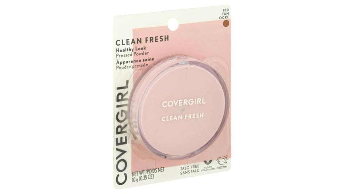 COVERGIRL COVERGIRL Clean Fresh Pressed Powder, Tan, 0.35 Ounce, 620 Deep -  Name Brand Overstock