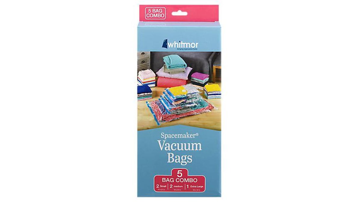 Whitmor Spacemaker Vacuum Bags, Combo - 3 bags