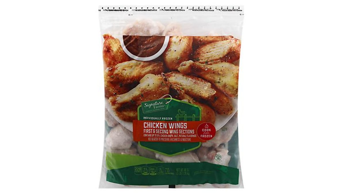 Individually Frozen Party Wings