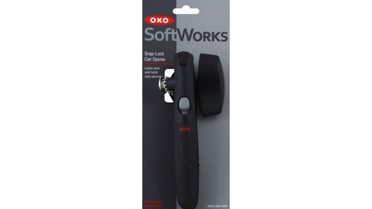 OXO Soft Works Can Opener, Snap-Lock