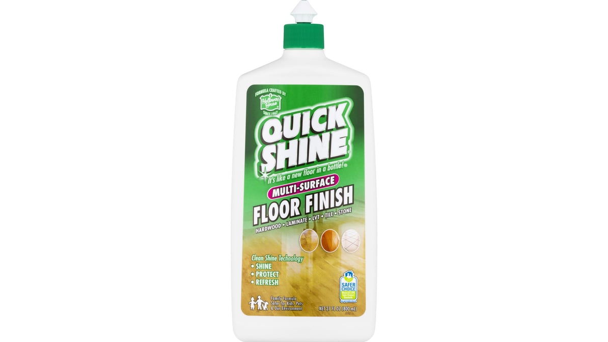 Quick Shine Multi-Surface Floor Finish - 27 oz btl