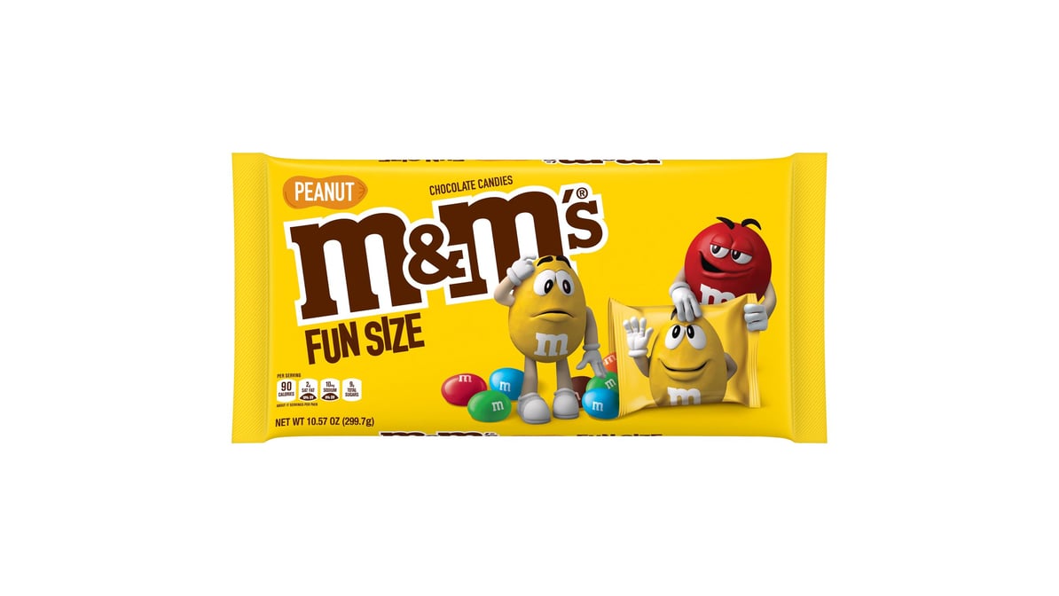 M&M's Peanut Milk Chocolate Fun SIze Candies (10.5 oz)