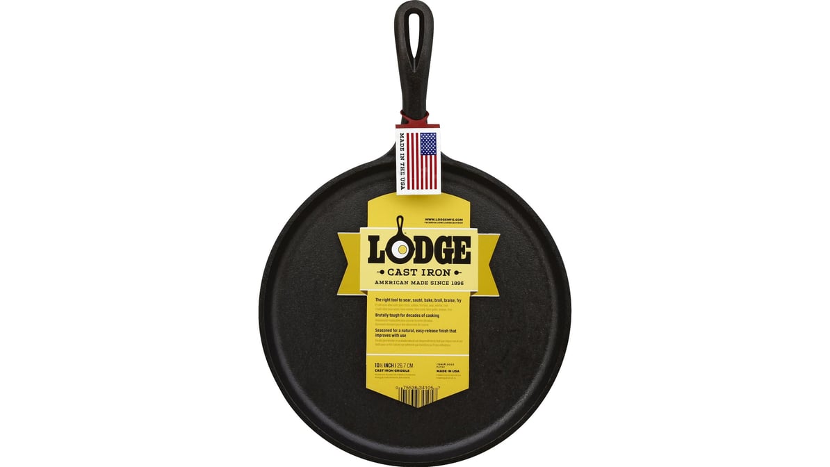 Lodge Cast-Iron Round Griddle