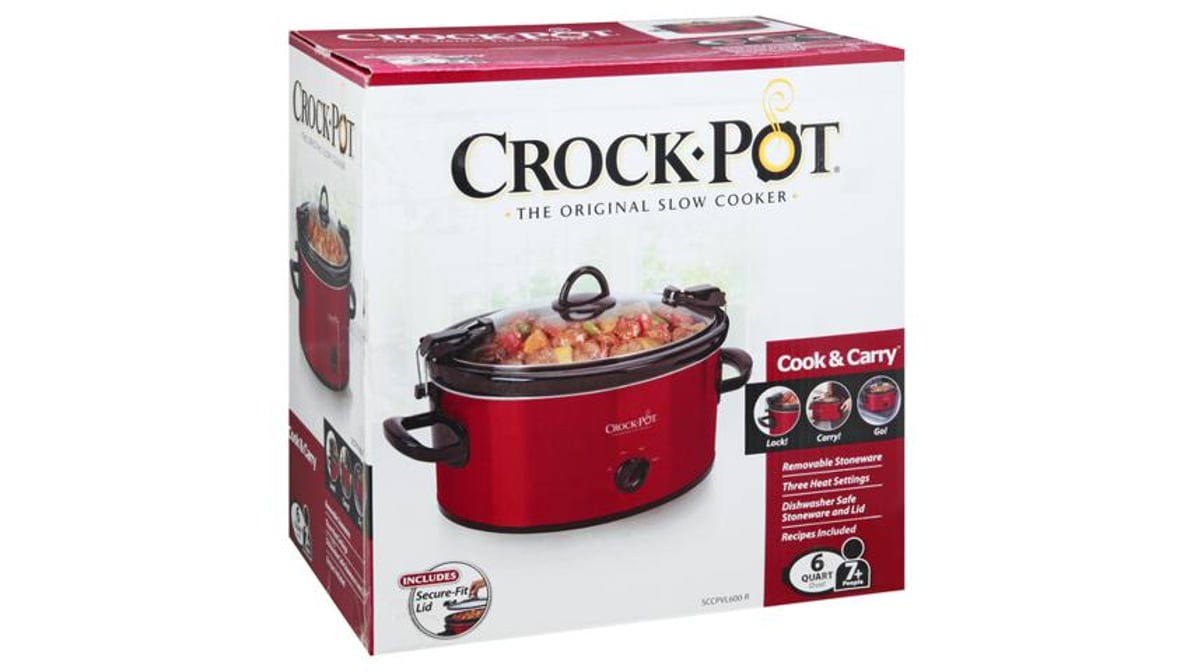 Crockpot Cook & Carry Oval Slow Cooker 6 Quart (1 ct)