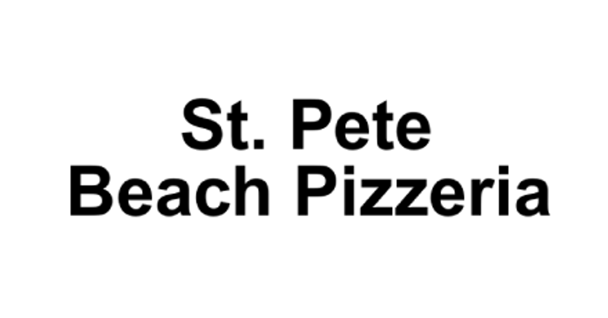 St. Pete Beach Pizzeria (Gulf Blvd)