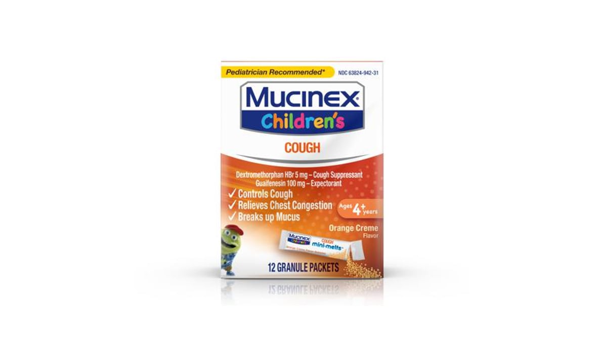 Children’s Cough Mini-Melts - Orange Creme