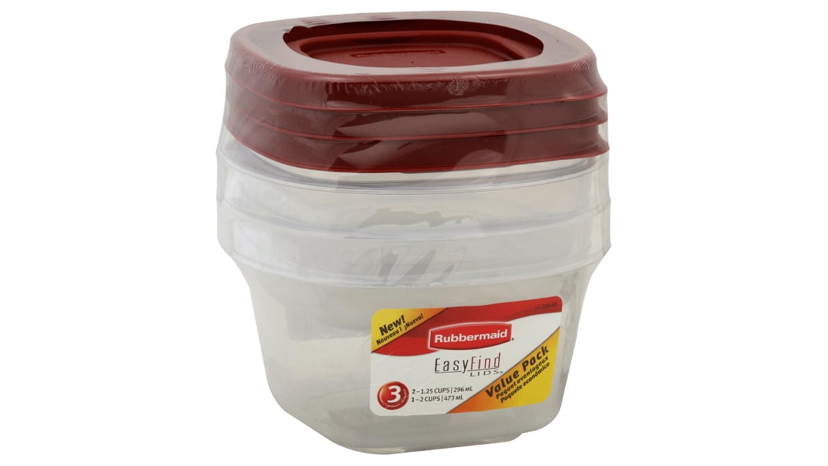 Rubbermaid Easy Find Lids Food Storage Container Value Pack (6 ct)