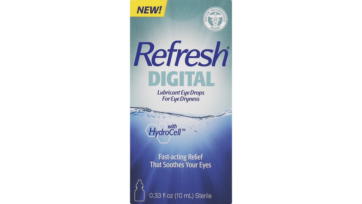 Refresh Lubricant Eye Drops, Digital - 0.33 fl oz