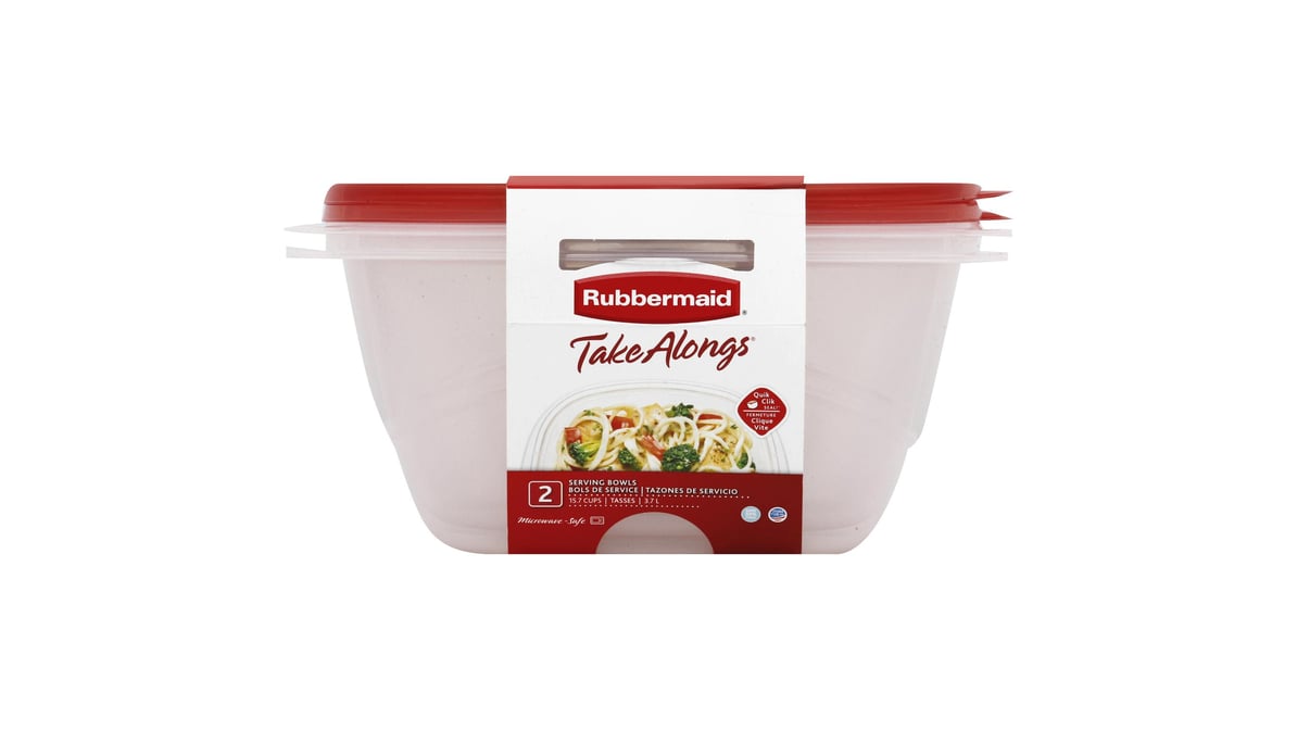 Rubbermaid Take Along Divided Snack Bowls, Chili Red, 2.2 Cup, 3-Count -  Bed Bath & Beyond - 21584821