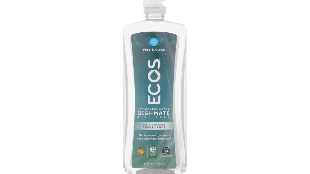 Hand Dish Liquid - Free & Clear - 25 Fl Oz