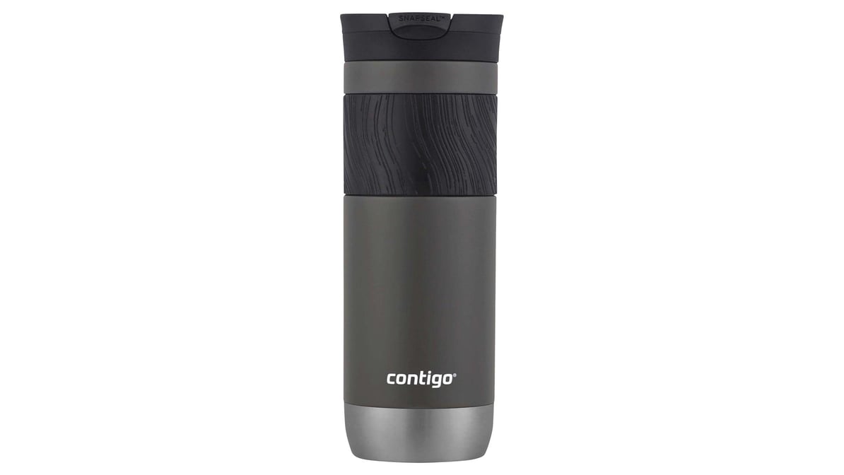 Contigo SnapSeal Insulated Stainless Steel Travel Mug with Grip, 20 oz.,  Sake