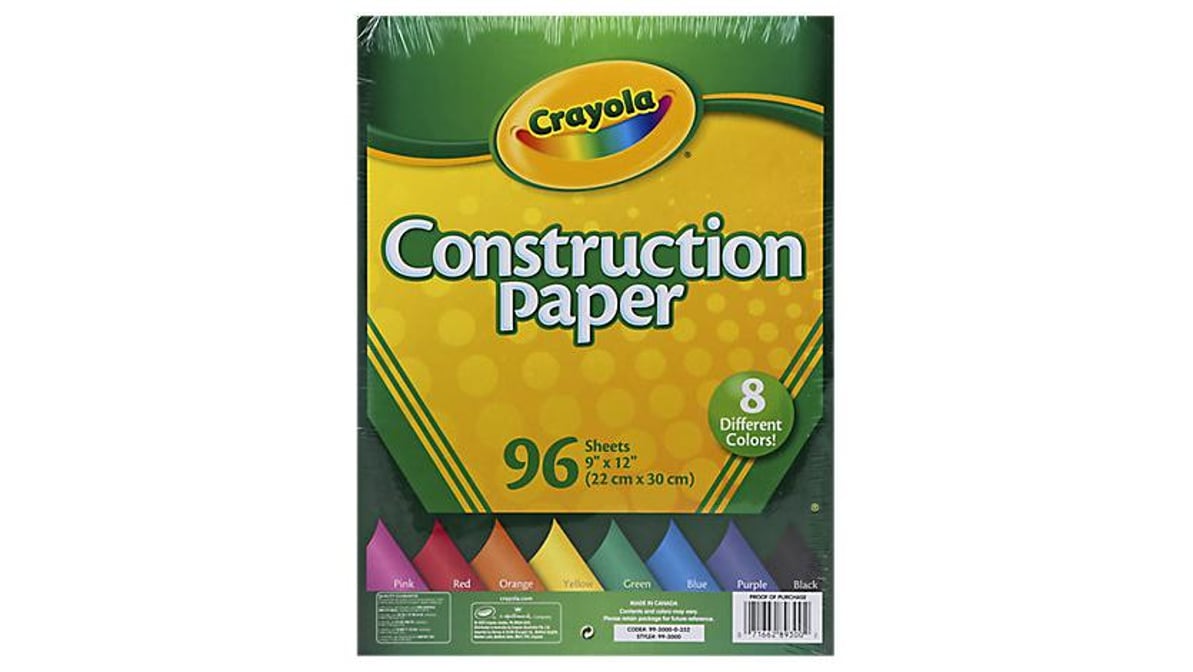 Crayola Construction Paper, 96-Count