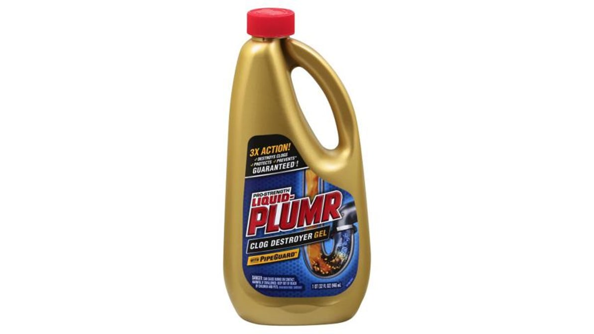 Liquid-Plumr Pro-Strength Clog Destroyer Gel with PipeGuard Liquid