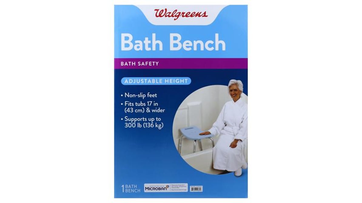 Walgreens Bath Bench with Microban Delivery DoorDash