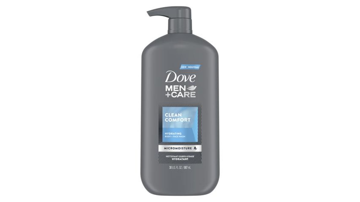 Dove Men+Care Clean Comfort Body Plus Face Bar Soaps Mild Formula (4 oz x 8  ct) Delivery - DoorDash