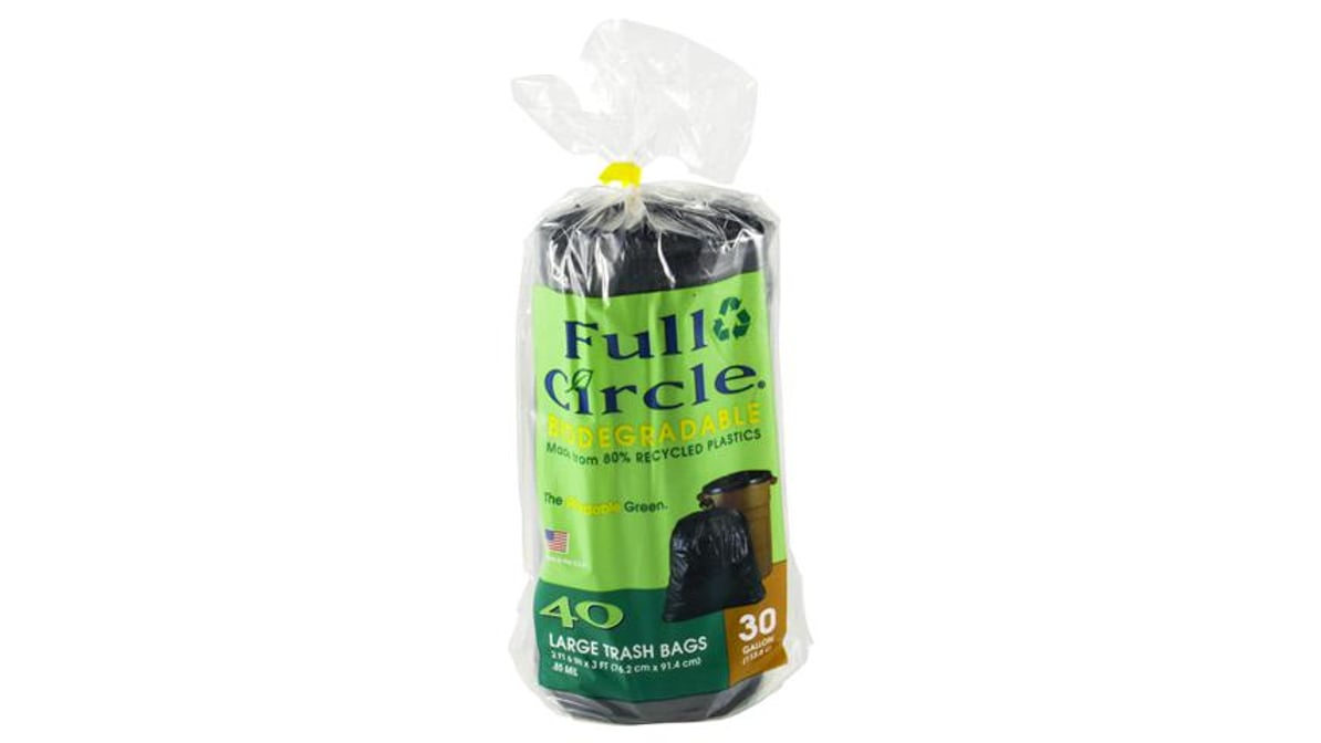 Total Home 30 gal Extra Strong Drawstring Trash Bags Large (10 ct) Delivery  - DoorDash