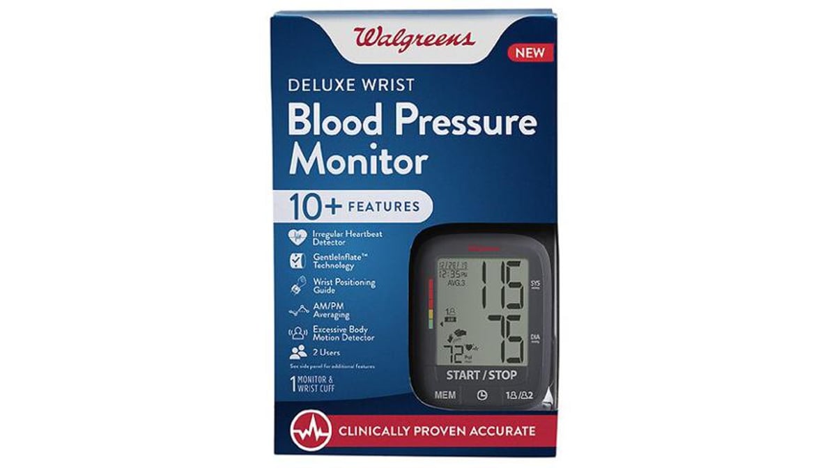 Walgreens Deluxe Wrist Blood Pressure Monitor