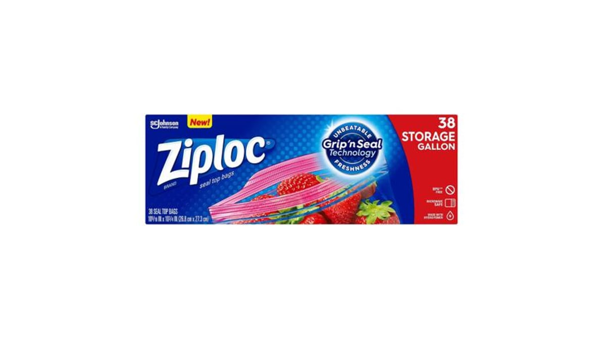 Ziploc Gallon Storage