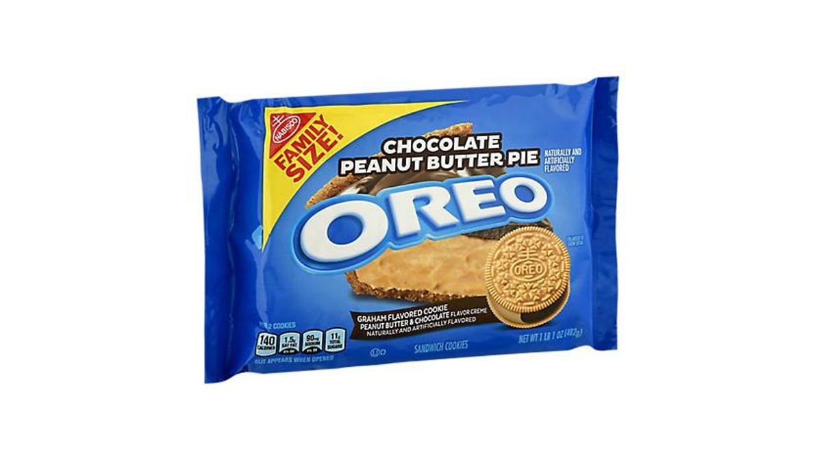 Save on OREO Sandwich Cookies Chocolate Peanut Butter Pie Family