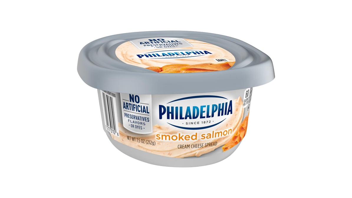 Philadelphia Smoked Salmon Cream Cheese Spread, 7.5 oz