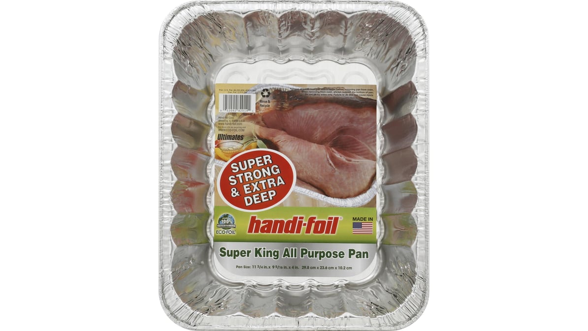 Handi-Foil Extra Deep Super King Poultry Pan