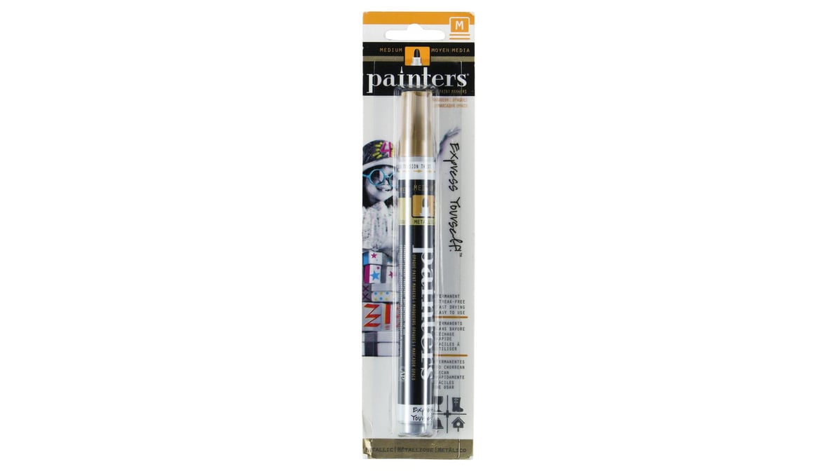 Elmer's Painters Opaque Paint Marker Medium Point Metallic Gold Delivery -  DoorDash