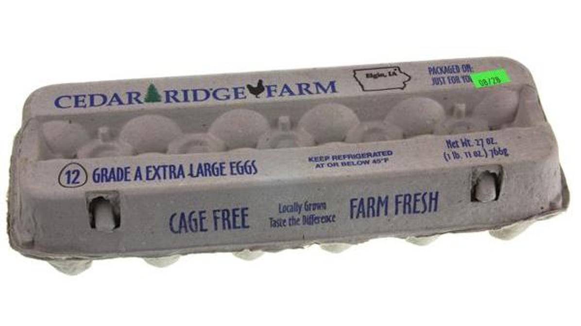 Grade A Extra Large Eggs 12 ct