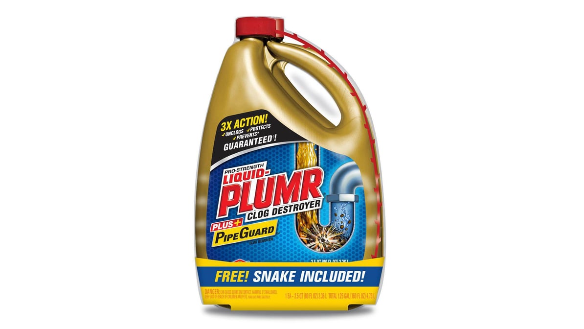 Liquid-Plumr Pro-Strength Clog Destroyer Gel with PipeGuard Liquid