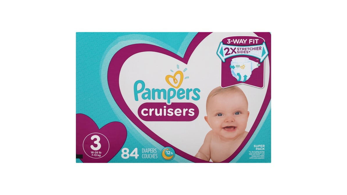 Pampers Cruisers Diapers Size 7 84 Ct.