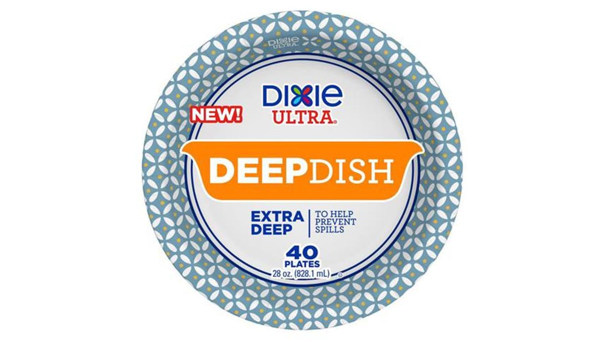 Dixie Ultra Extra Deep Dish 28 oz Plates (18 ct) Delivery - DoorDash