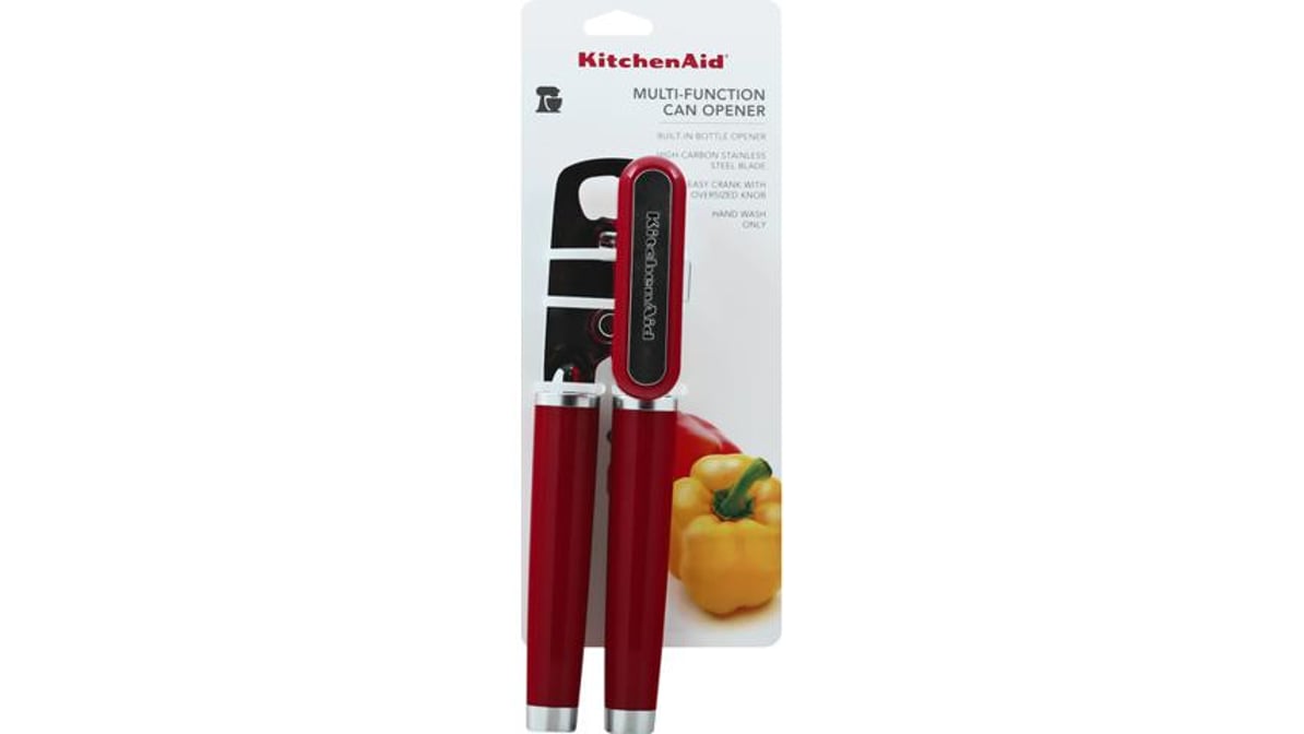 KitchenAid Red Multi-Function Can Opener with Bottle Opener