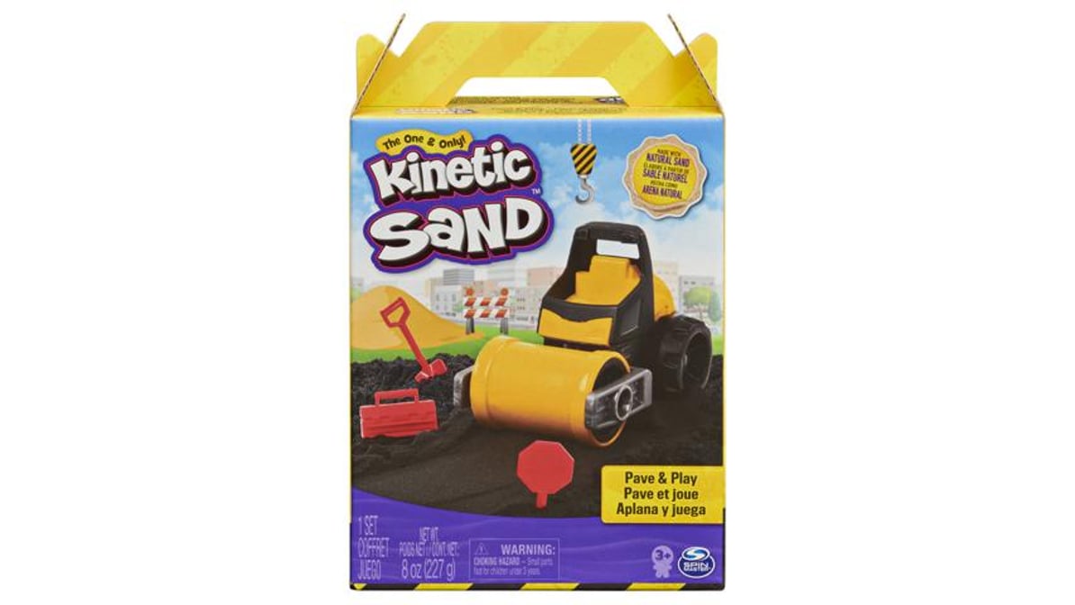 Kinetic Sand Pave & Play Construction Toy Set with Vehicle | Delivery Near  Me - Doordash