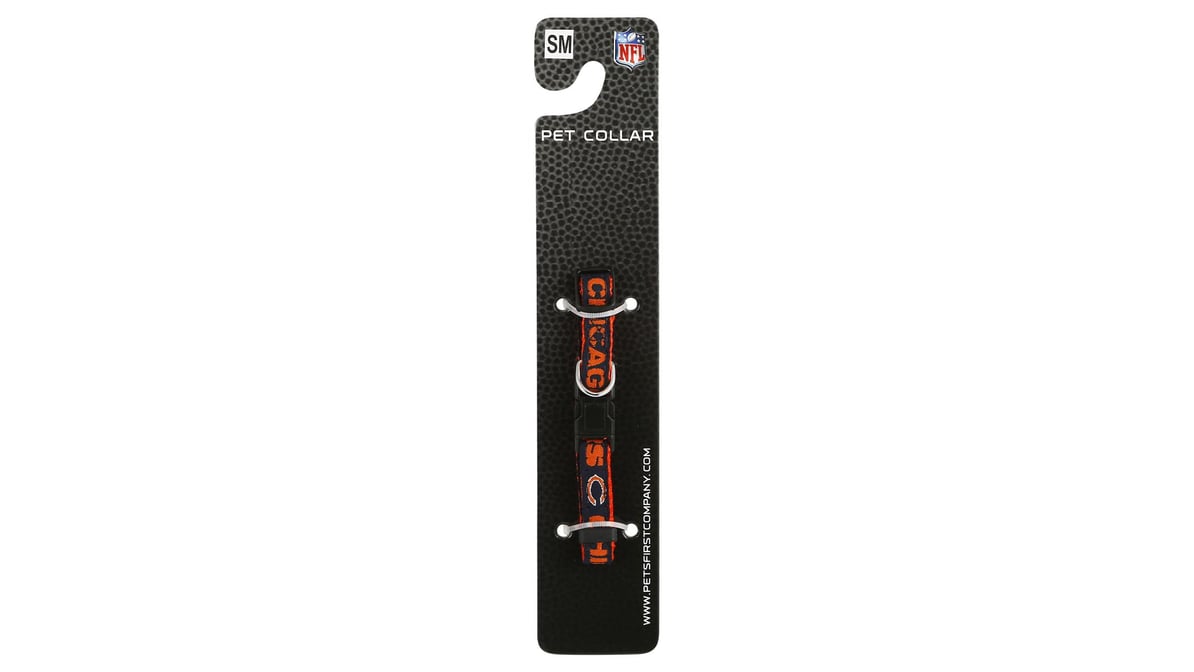 Chicago Bears - Logo Dog Collar Black