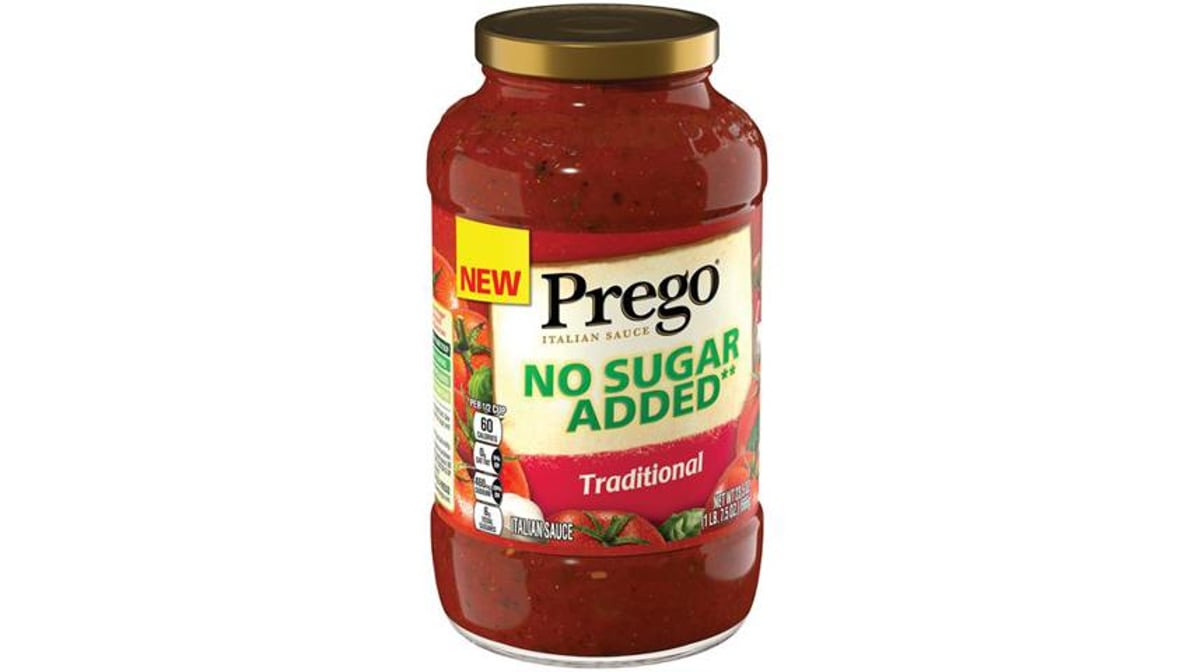 Prego No Sugar Added Traditional Pasta Sauce (23.5 oz) Delivery - DoorDash