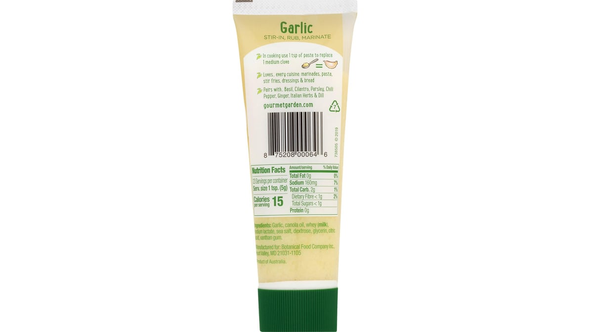 Gourmet Garden Garlic Paste, 4 oz