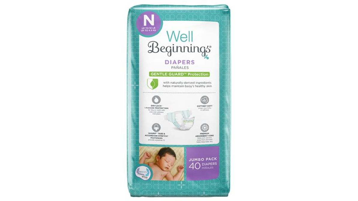 Shops well beginnings diapers size 2