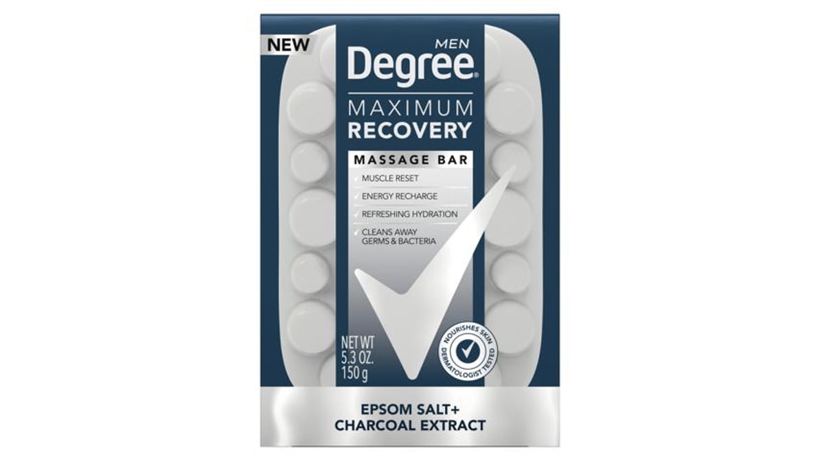 Degree Men Maximum Recovery Bar Soap Massage Charcoal Extract (5 oz) |  Delivery Near Me - Doordash